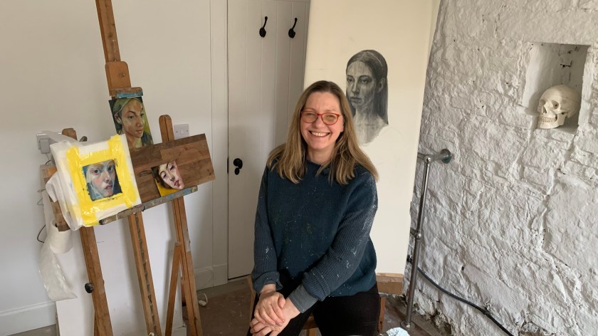 Gill Walton in new studio 2025